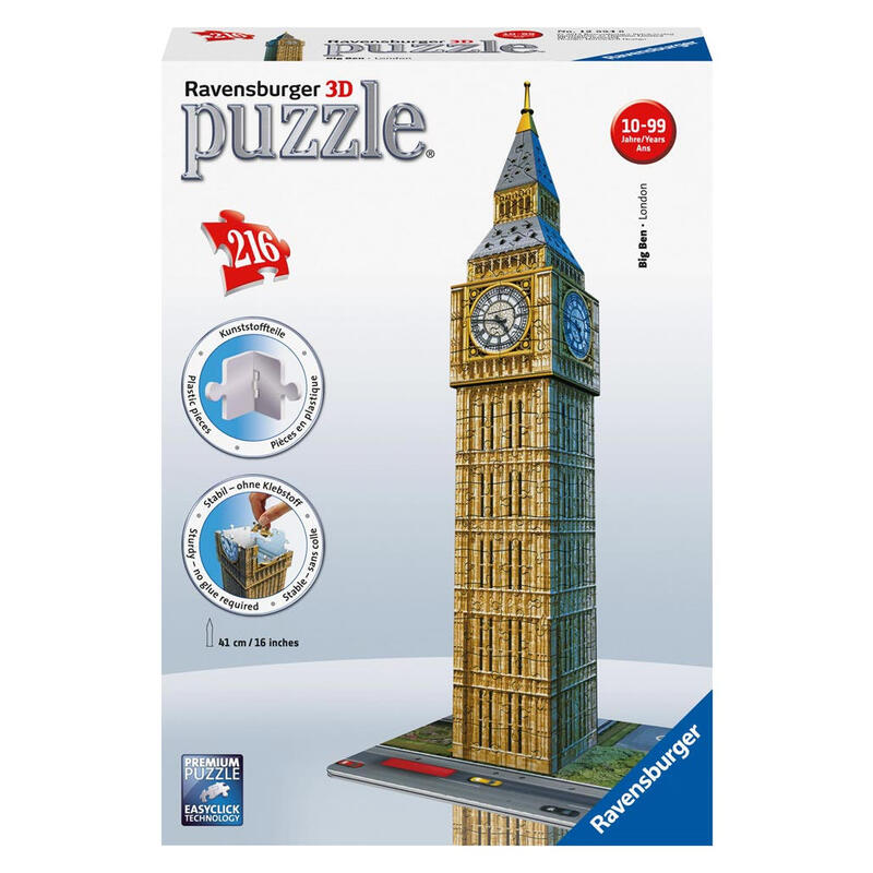 Big ben puzzle 3d 216 piezas