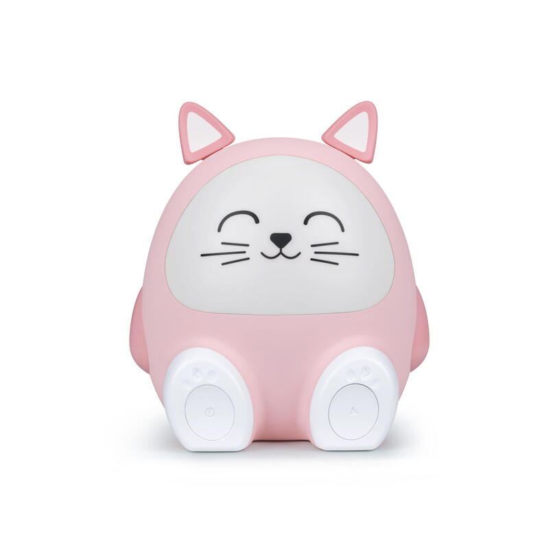 Bigben kids wireless bt speaker with night light cat shape pink btkidscat