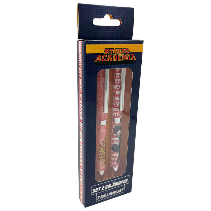 Blister 2 boligrafos my hero academia