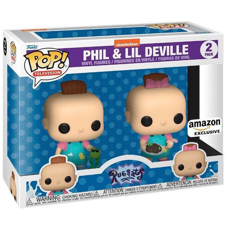 Blister 2 figuras pop rugrats phil & lil exclusive