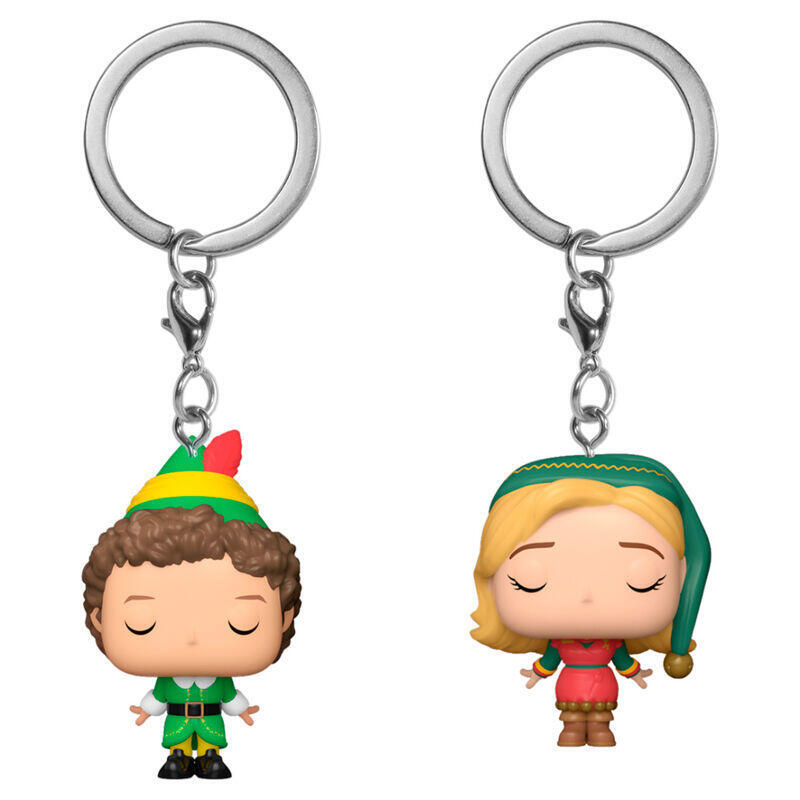 Blister 2 llaveros pocket pop elf buddy & jovie