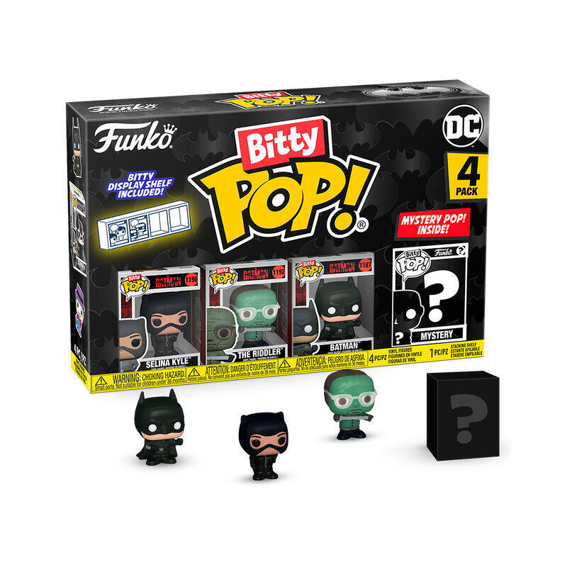 Blister 4 figuras bitty pop dc comics batman 85th anniversary selina kyle