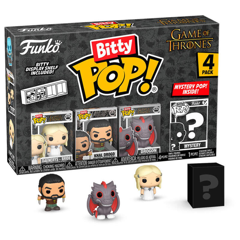 Blister 4 figuras bitty pop juego de tronos khaleesi