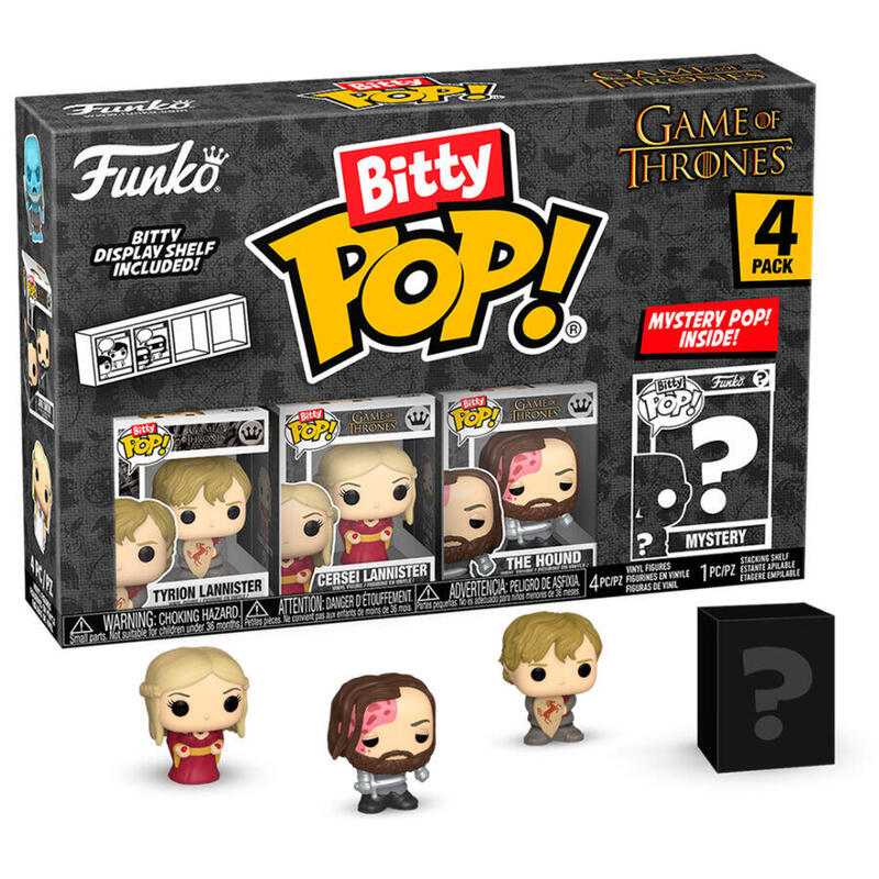 Blister 4 figuras bitty pop juego de tronos tyrion