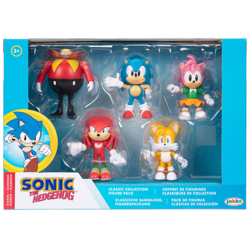 Blister 5 figuras sonic the hedgehod  6cm