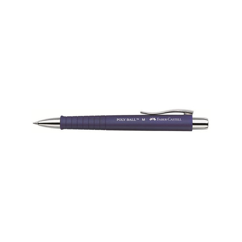 BolÍgrafo faber-camell  poly ball m azul