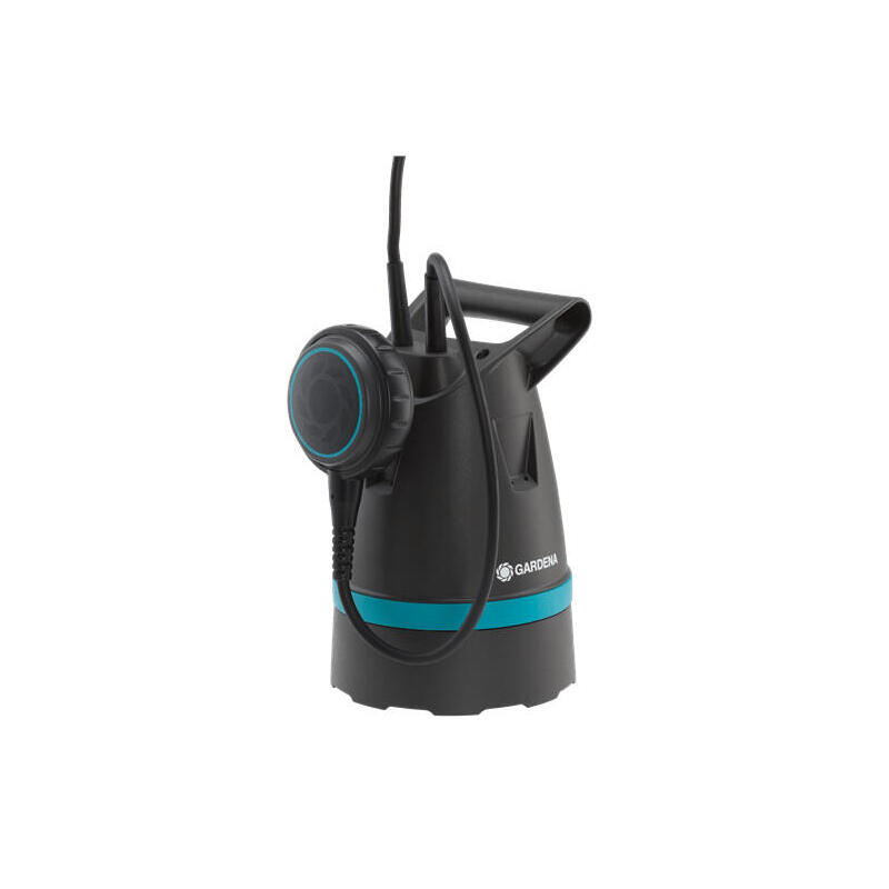 Bomba sumergible para agua limpia gardena 8600 basic, sumergible/bomba de presiÓn negro/turquesa, 400 vatios 09001-47