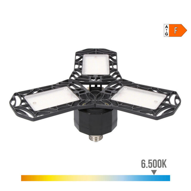 Bombilla «leaf» led e27 60w 6000lm 6500k luz fria Ø12,5×13,5cm edm