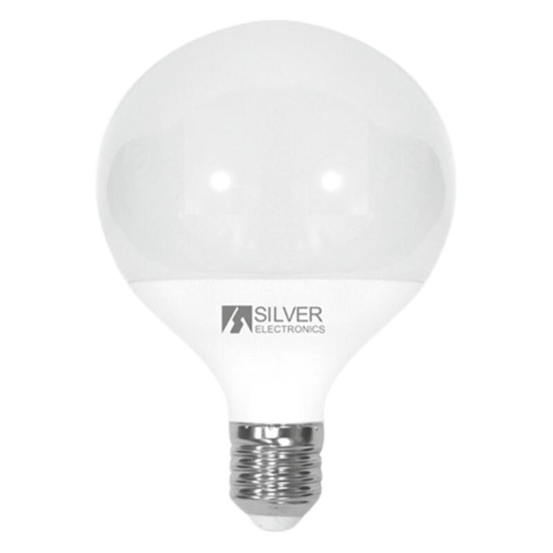 Bombilla led decorativa silver electronics esferica 5w50w –  e27 –  3000k –  440 lm –  luz calida –  a+