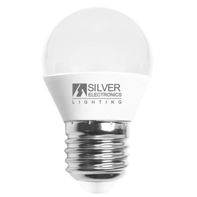 Bombilla led decorativa silver electronics esferica 7w70w –  e27 –  3000k –  620 lm –  luz calida –  a+