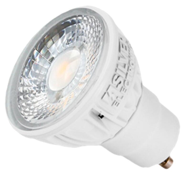 Bombilla led eco silver electronic dicroica 8w60w –  gu10 –  6000k –  38 –  773 lm –  luz fria –  a+
