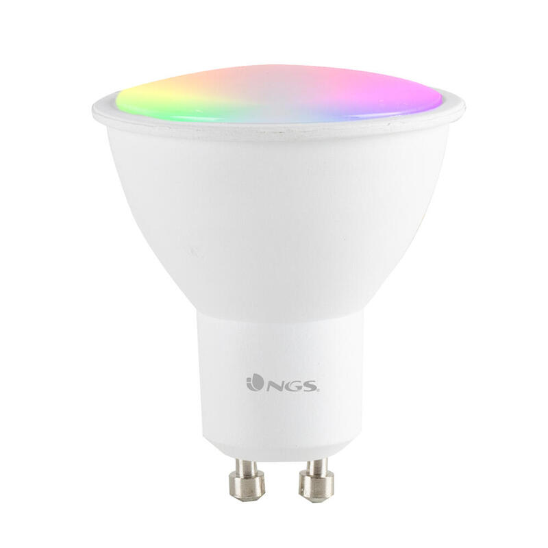 Bombilla led inteligente ngs smart wifi led gleam 510c casquillo gu10 5w 460 lÚmenes 2100k-6500k
