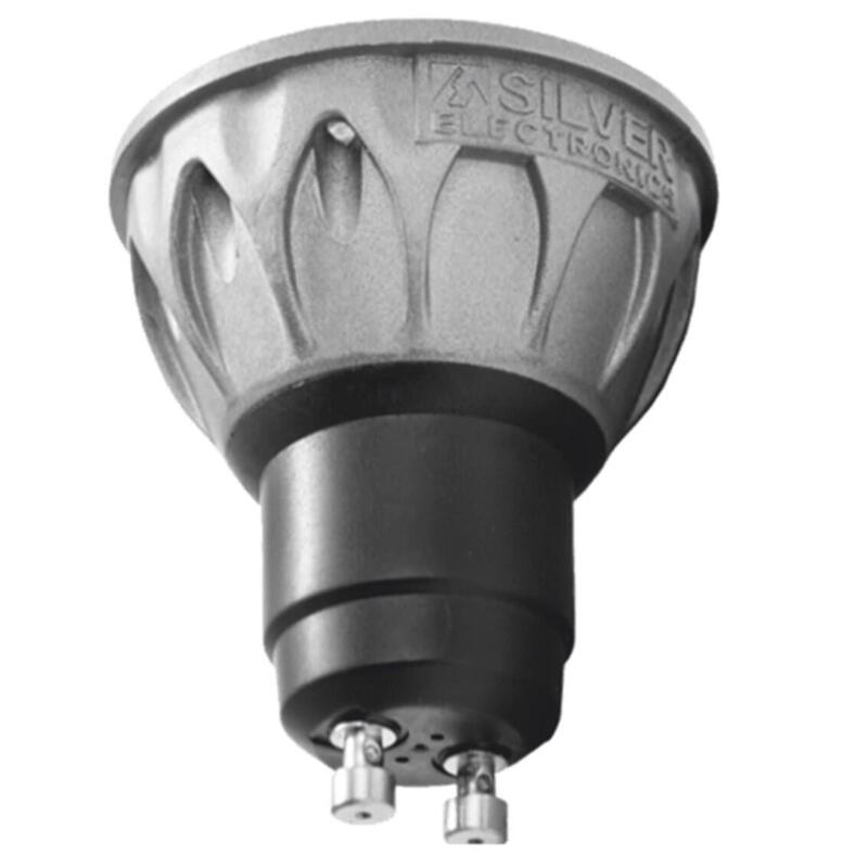Bombilla led silver electronic eco dicroica 8w80w –  gu10 –  2700k –  38 –  690lm –  luz calida –  a+