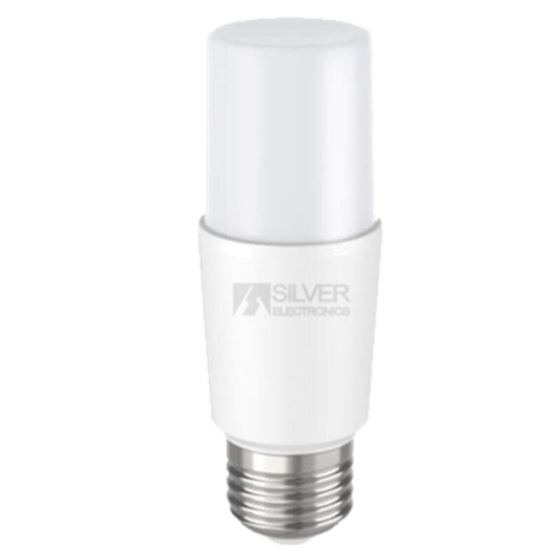 Bombilla led silver electronic eco tubular t37 ip20 –  720 lm –   9w60w –  e27 –  5000k –  a+