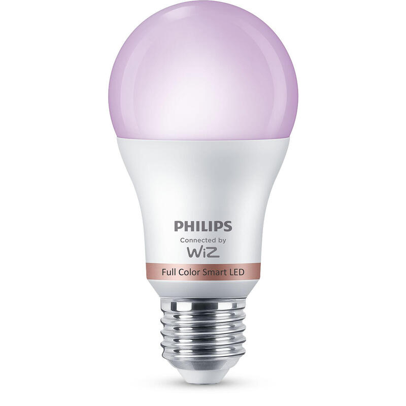 Bombilla led standard e27 8,5w full colors wifi wiz philips