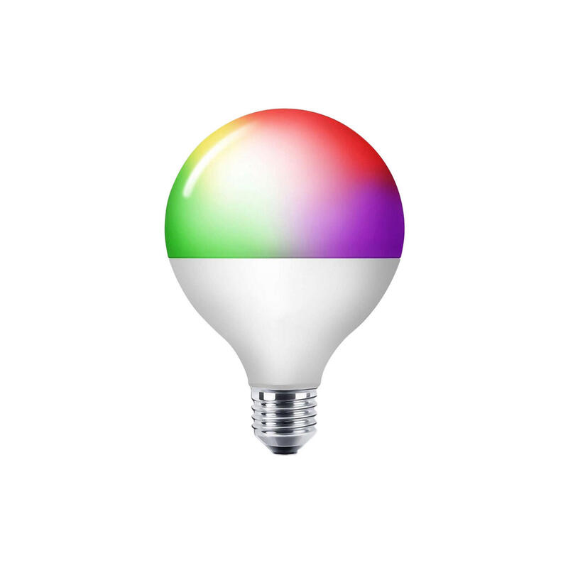 Bombilla muvit io globo e27 10w rgb