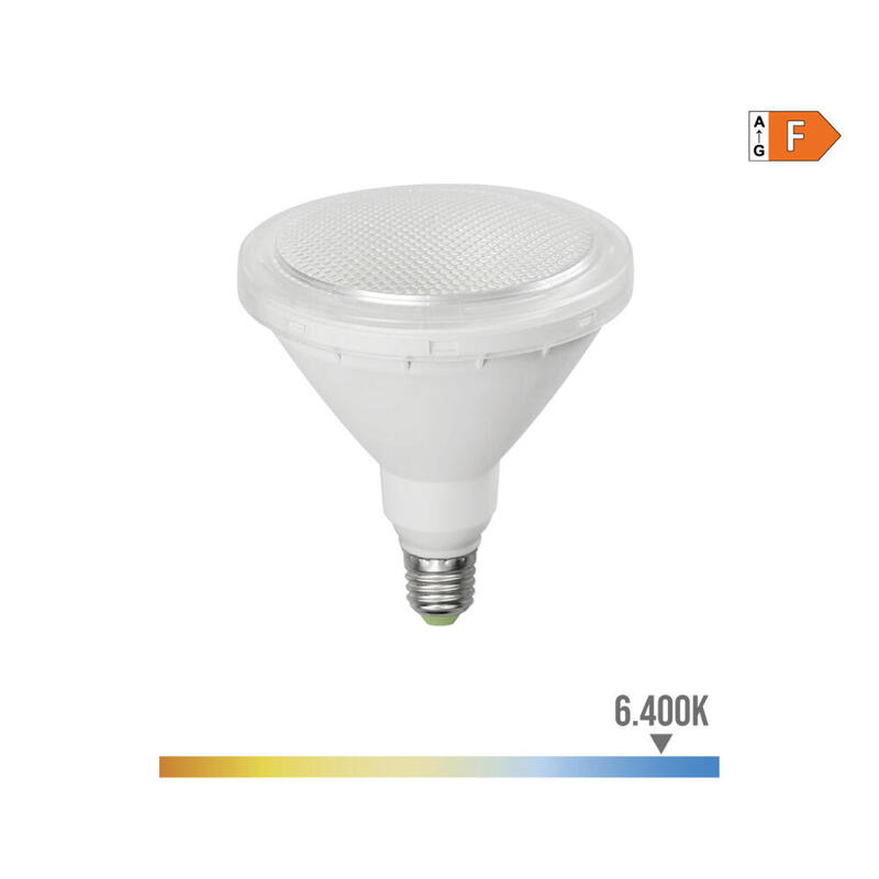 Bombilla par38 led e27 15w 1200lm 6400k luz fria ip64 Ø12×13,8cm edm