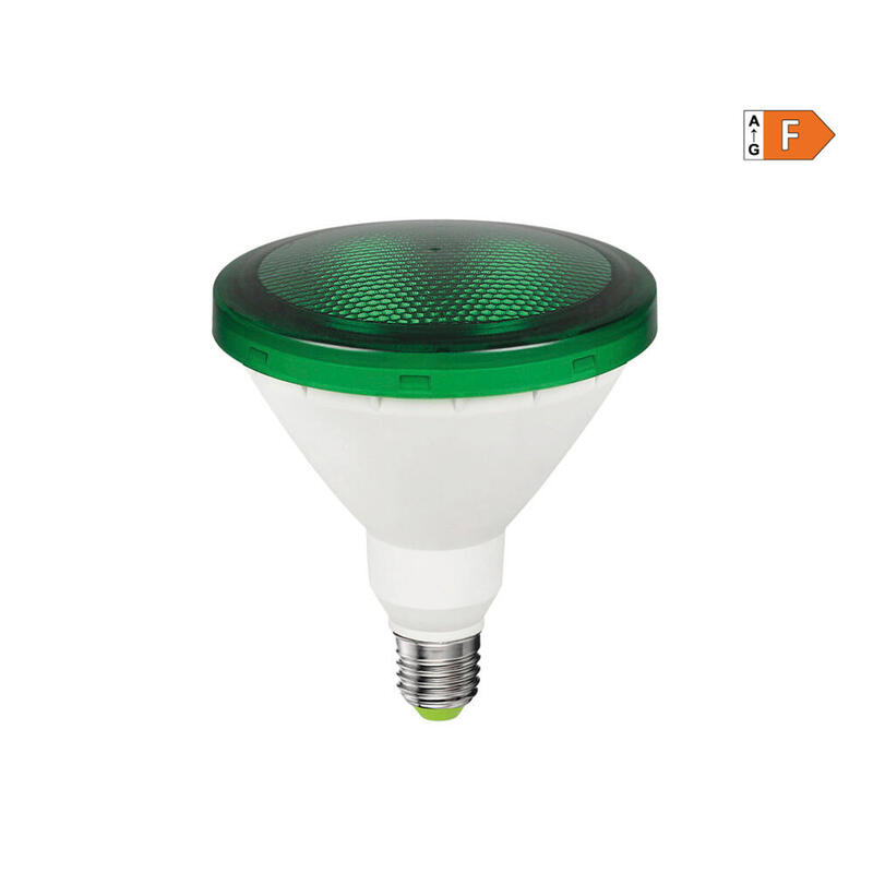 Bombilla par38 led e27 15w 1200lm luz verde ip64 Ø12×13,8cm edm