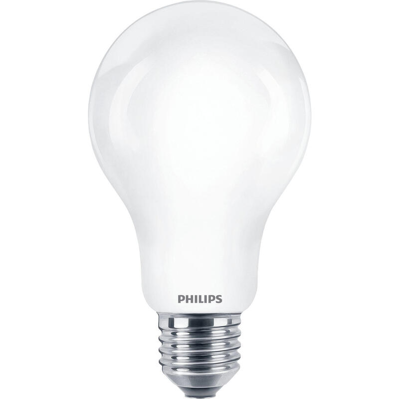 Bombilla standard led e27 17,5w 2452lm 2700k luz calida Ø7,5×12,1cm. philips