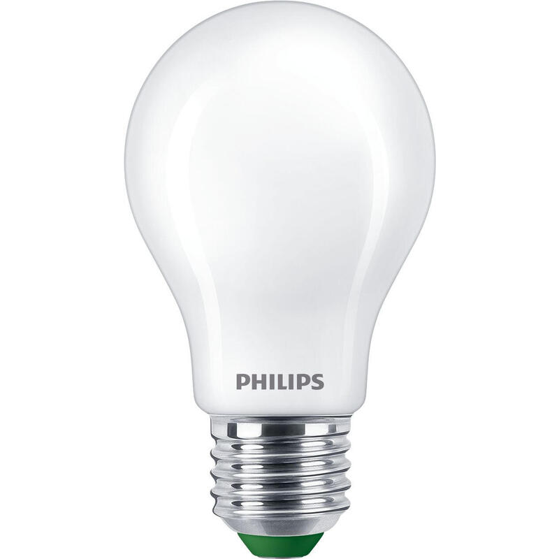 Bombilla ultra efficient led classic 5,2w 1095im e27 2700k, Ø10,4x6cm, philips