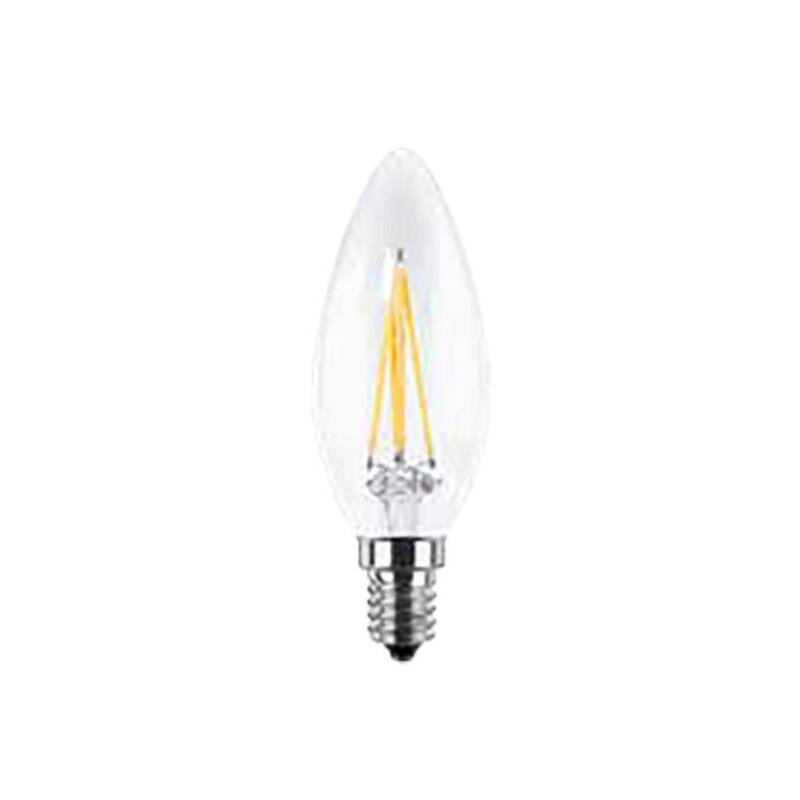 Bombilla vela led ambiente claro e14 4w 260lm