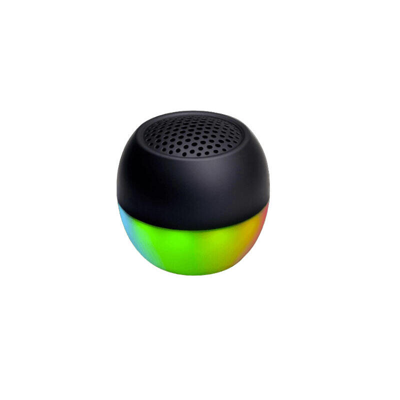 Boompods tide altavoz redondo soundflare negro