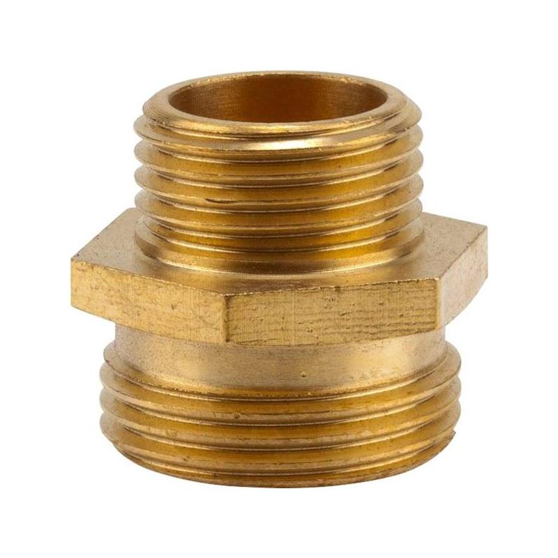 Boquilla roscada reductora de latón gardena 26,5 mm (g 3/4″)  21 mm (g 1/2″), conexión