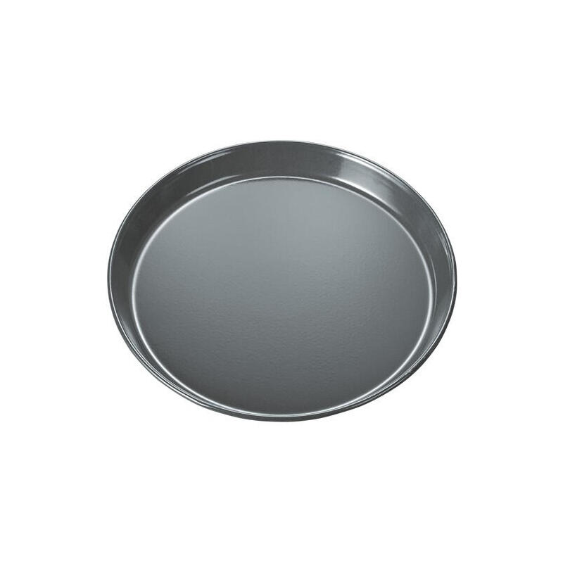 Bosch home molde para pizza esmaltado hez617000, bandeja para hornear antracita, Ø 35cm hez617000