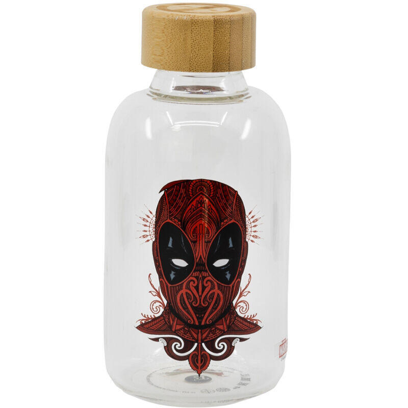 Botella cristal deadpool marvel 620ml