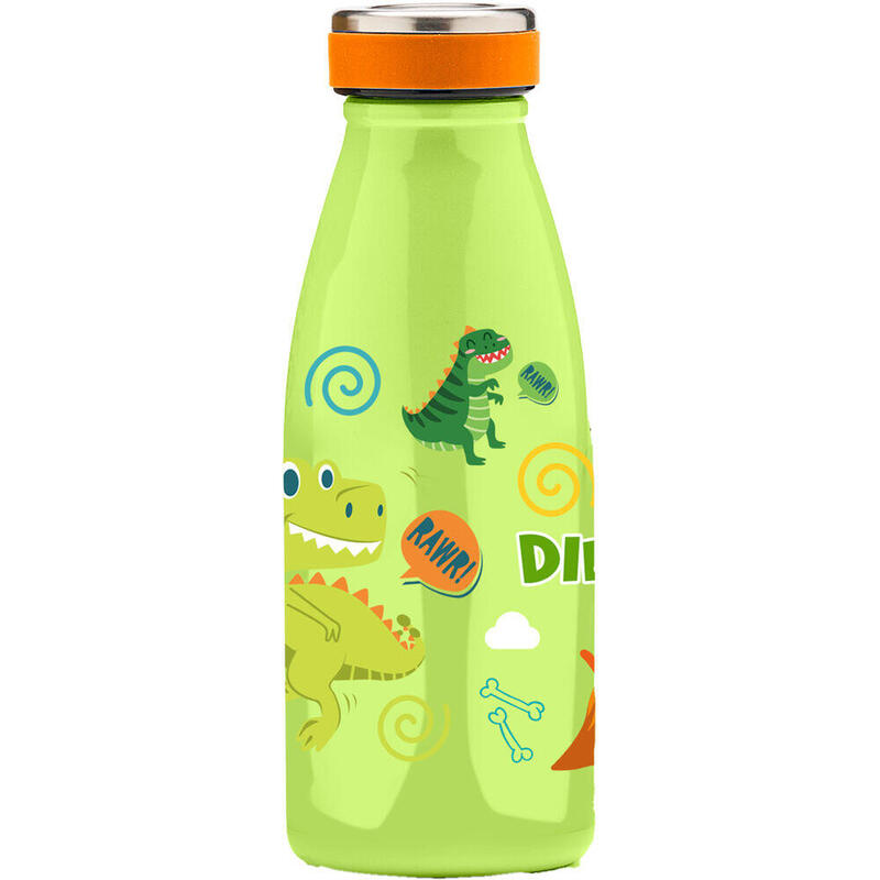 Botella dino raw water revolution 350ml termo