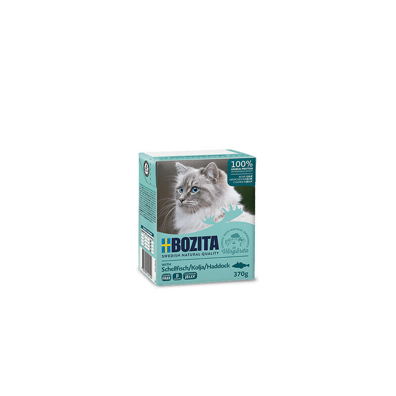 Bozita trozos de carne con eglefino en gelatina 370g