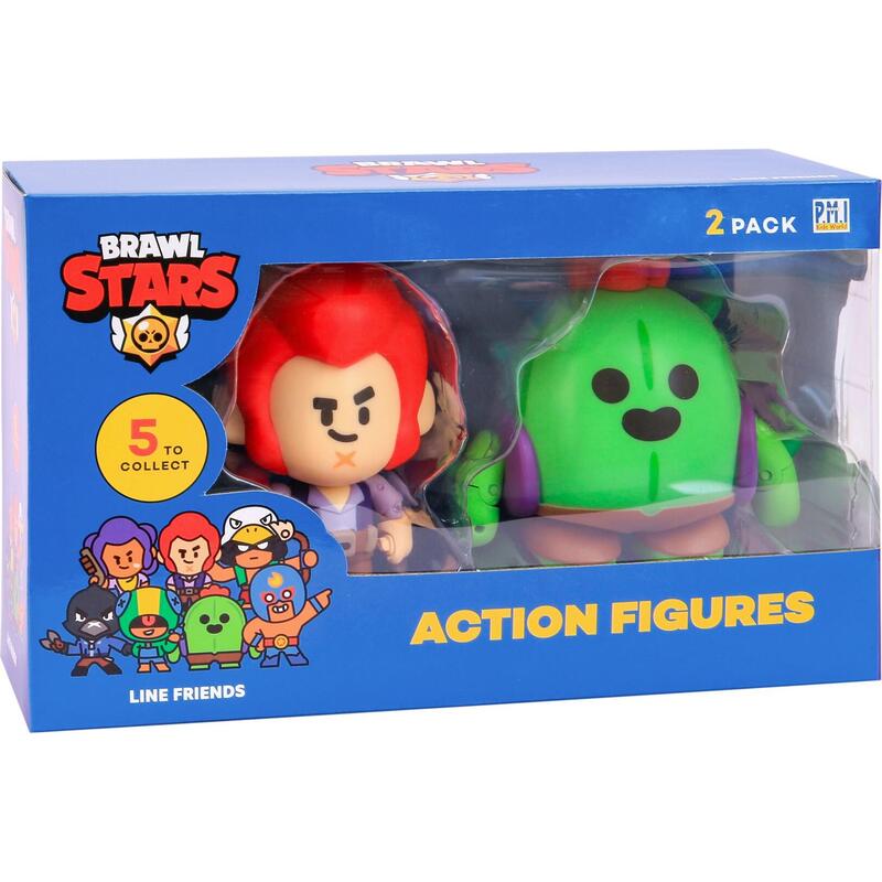 Brawl stars s1 action figures 11cm – 2 pack ver.a
