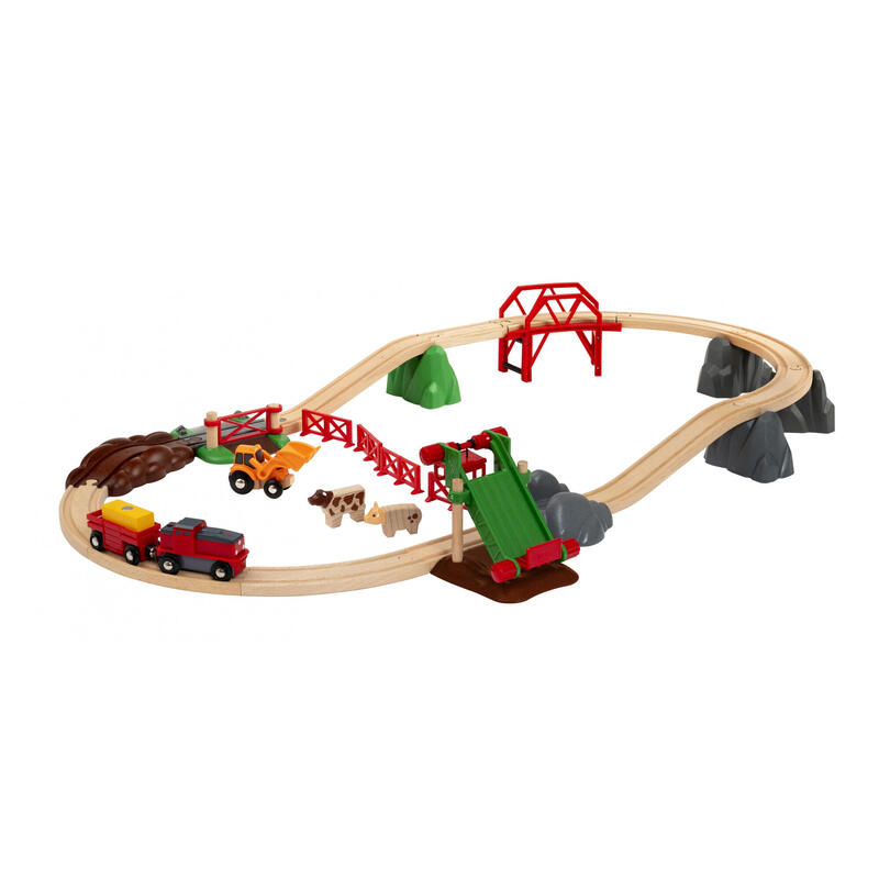 Brio conjunto tren de la granja de 63398400