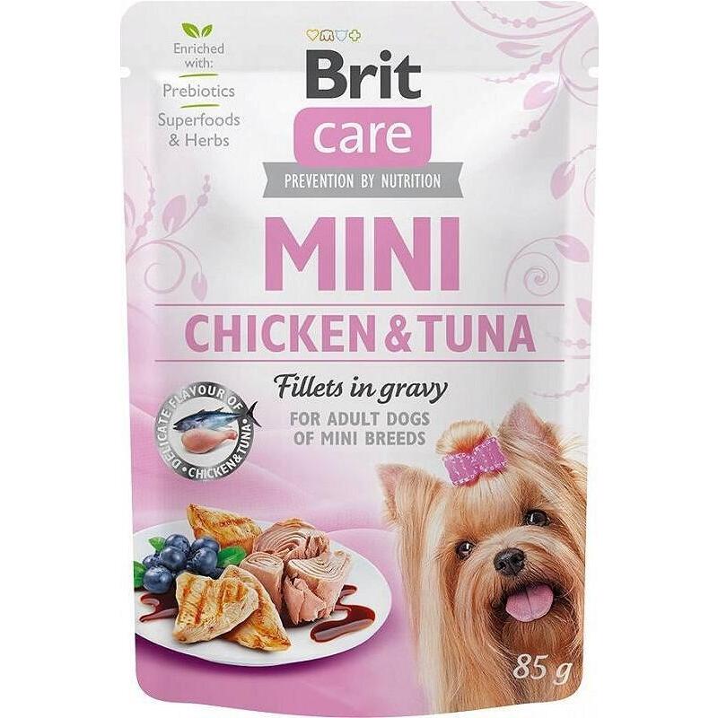 Brit care mini chicken&tuna – comida hÚmeda para perros – 85 g