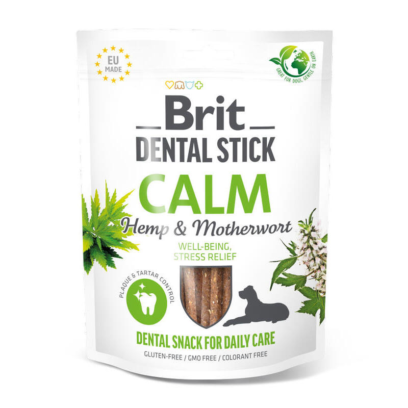 Brit dental stick calm hemp & materwort 251g