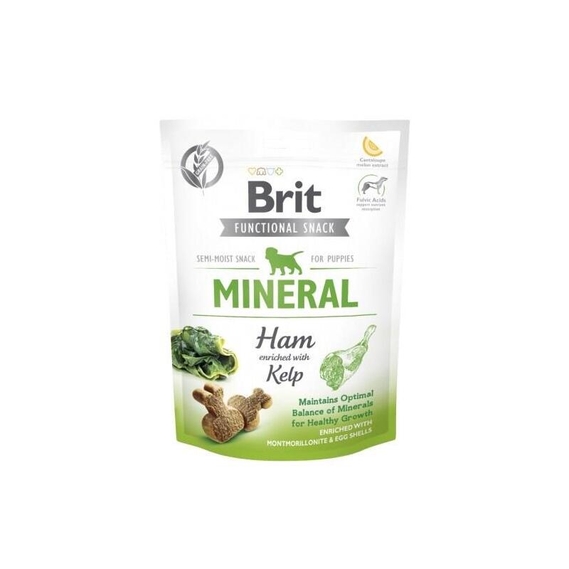 Brit functional snack mineral ham – golosina para perros – 150g