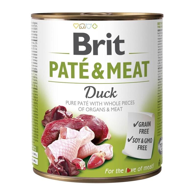 Brit patÉ & meat con pato – 800g