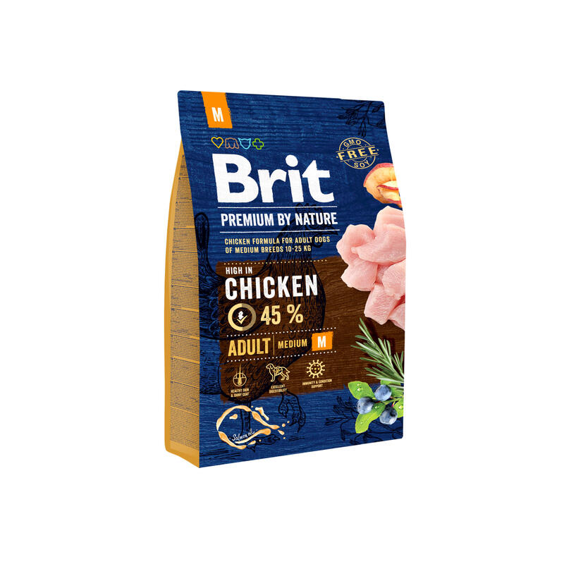 Brit premium by nature adult m 3kg