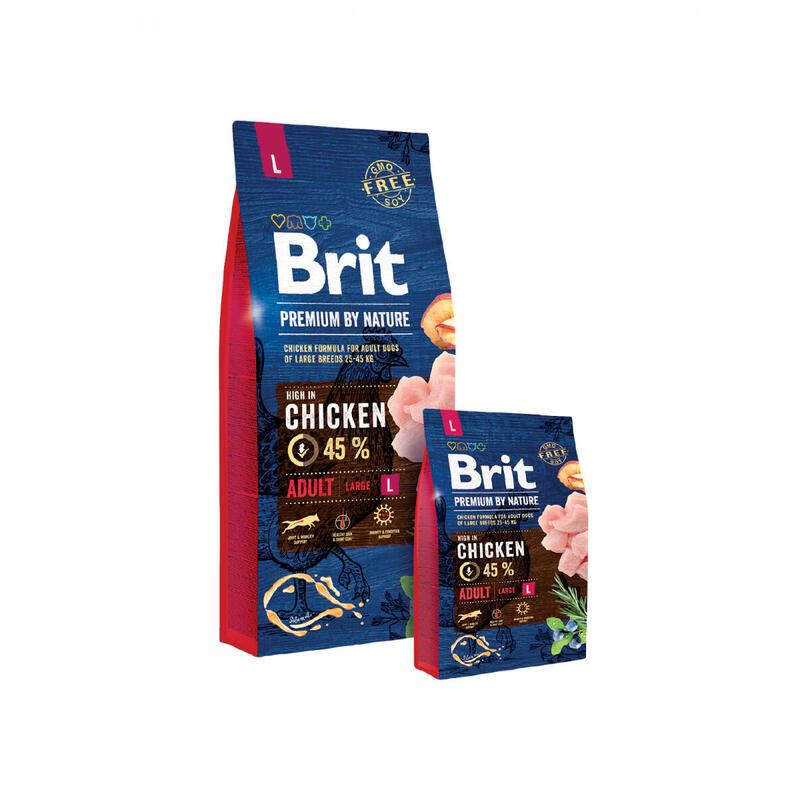 Brit premium by nature adulto l (15 kg)