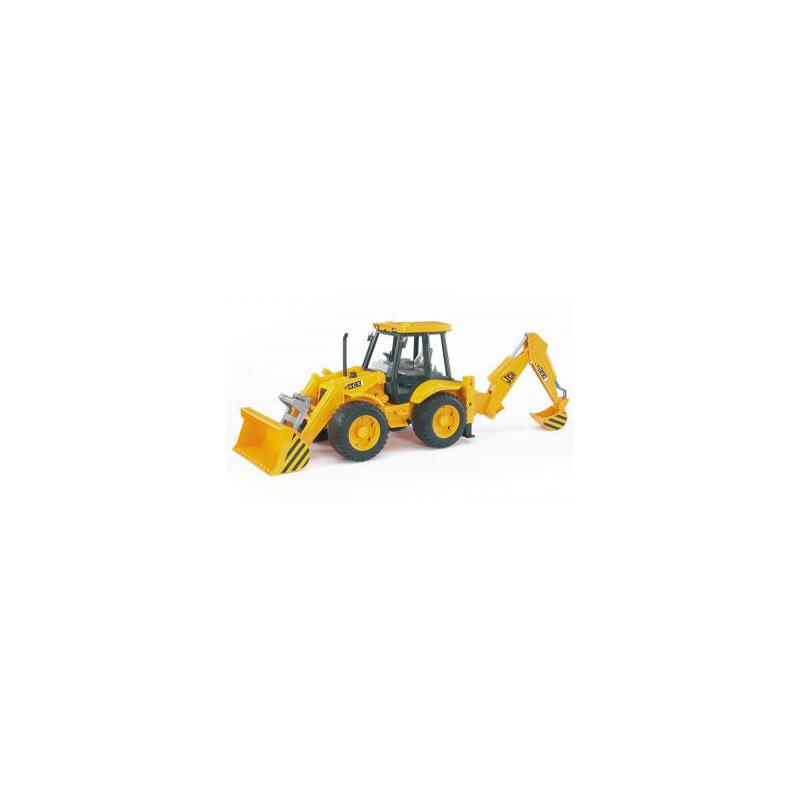 Bruder excavadora jcb 4cx pala frontal y trasera 02428