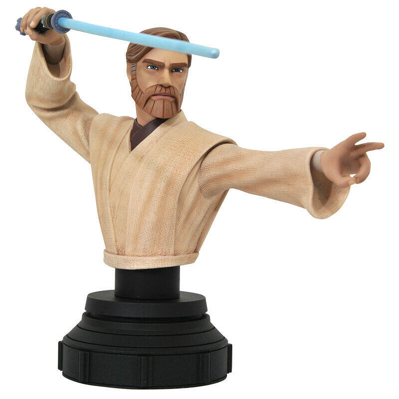 Busto obi-wan star wars clone wars 15cm