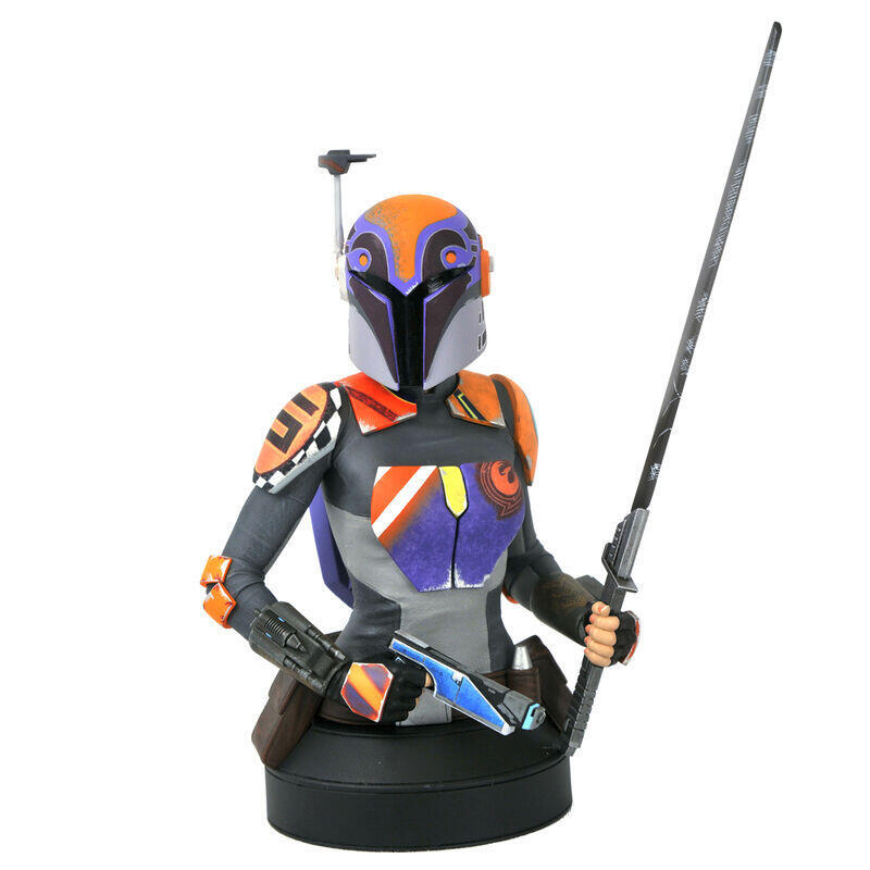 Busto sabine wren star wars rebels 15cm