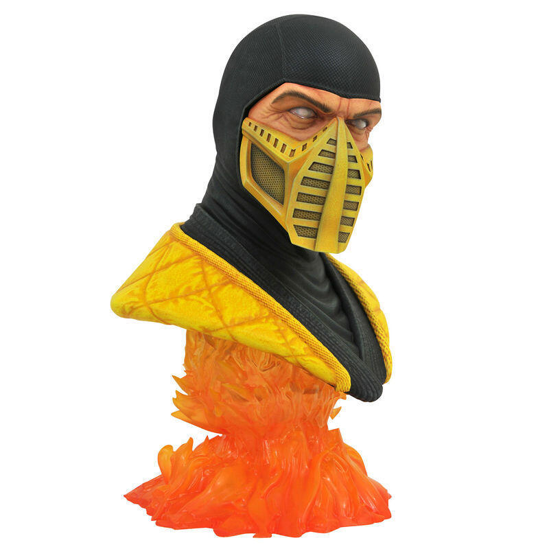 Busto scorpion mortal kombat 25cm