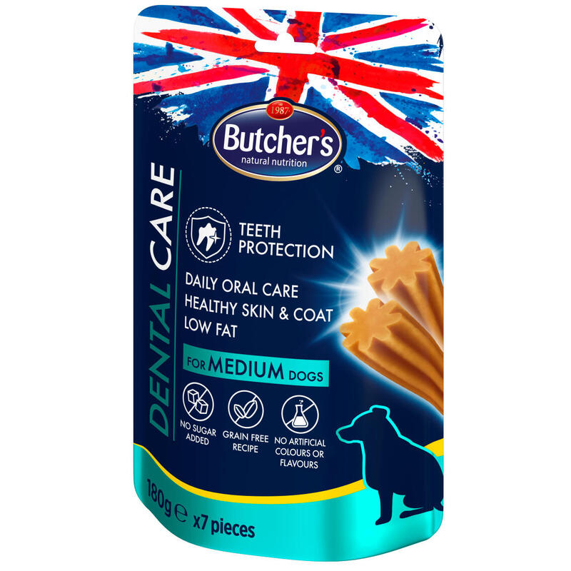 Butcher’s dental care for medium dogs 180g