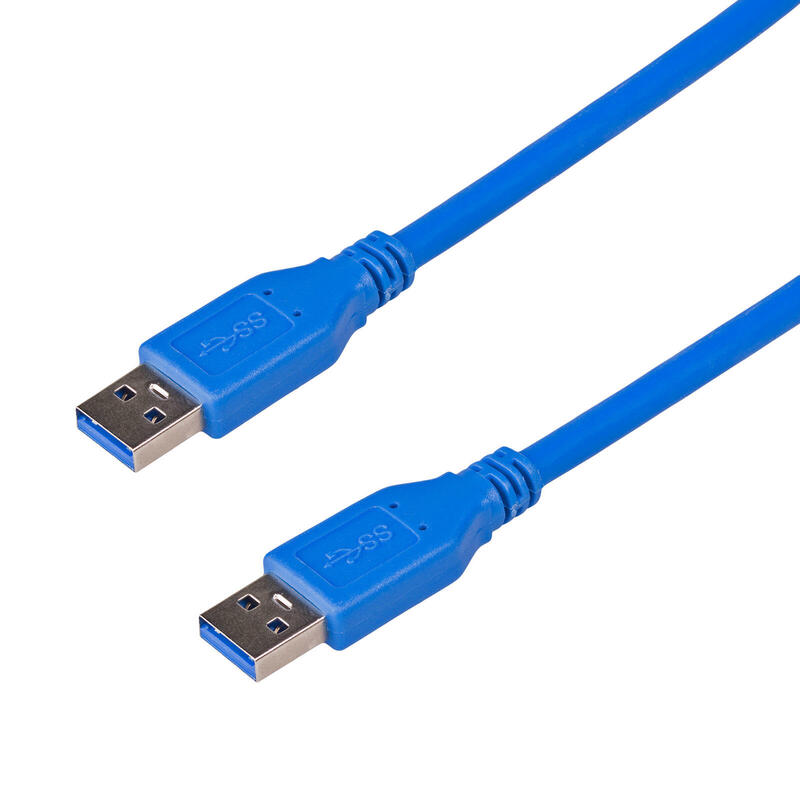 Cable akyga ak-usb-14 (usb 3.0 m – usb 3.0 m, 1,8 m, azul)