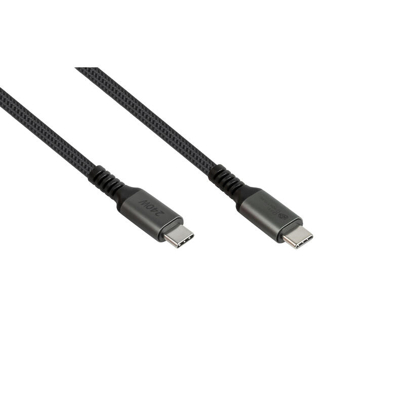 Cable alcasa 2240-cct005a  usb usb 2.0 2 m usb c negro