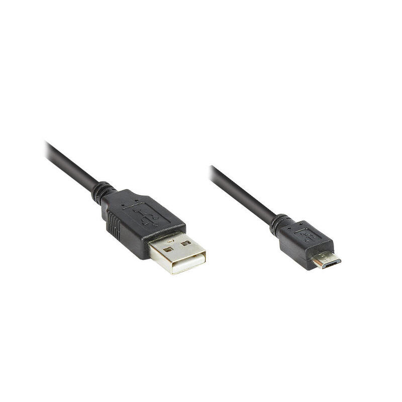 Cable alcasa 2510-mb01  usb 1 m usb 2.0 usb a micro-usb b negro