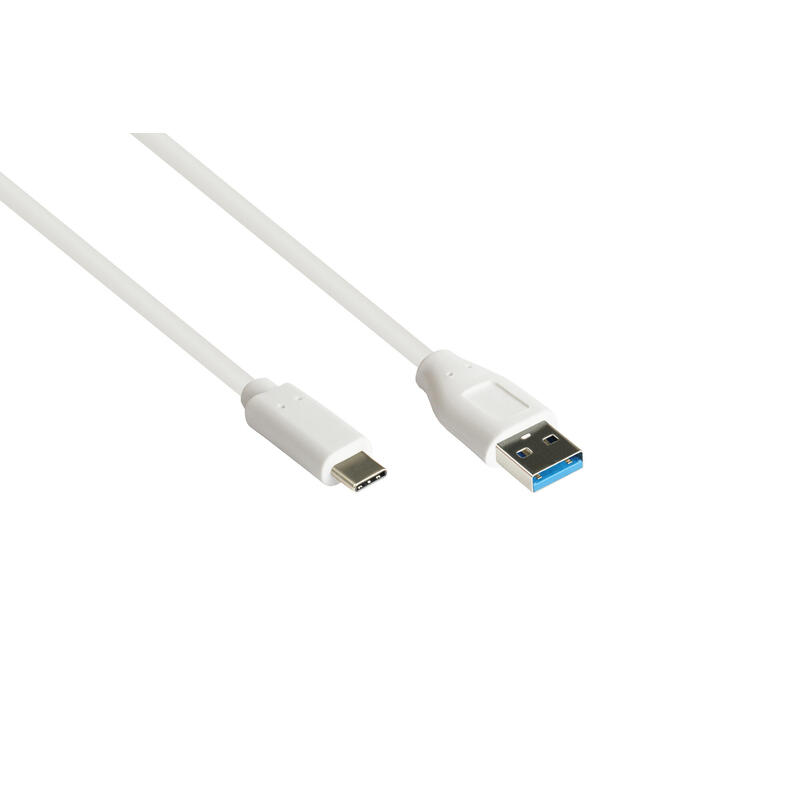 Cable alcasa 2831-ac010w  usb usb 3.2 gen 2 (3.1 gen 2) 1 m usb a usb c blanco