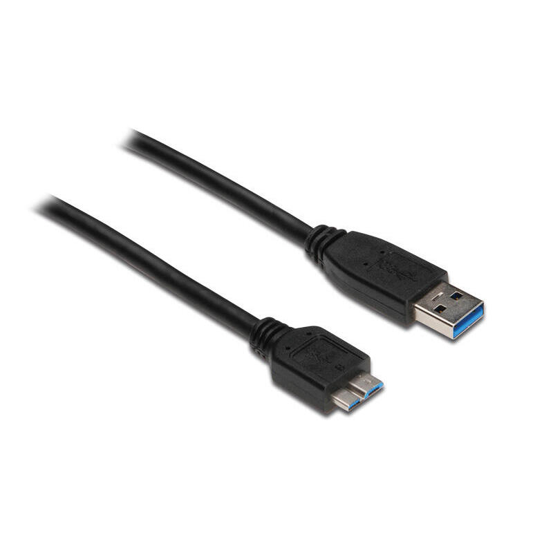 Cable  alcasa usb 3.0 a/usb 3.0 micro b, 0.2m usb 0,2 m usb 3.2 gen 1 (3.1 gen 1) usb a micro-usb b negro