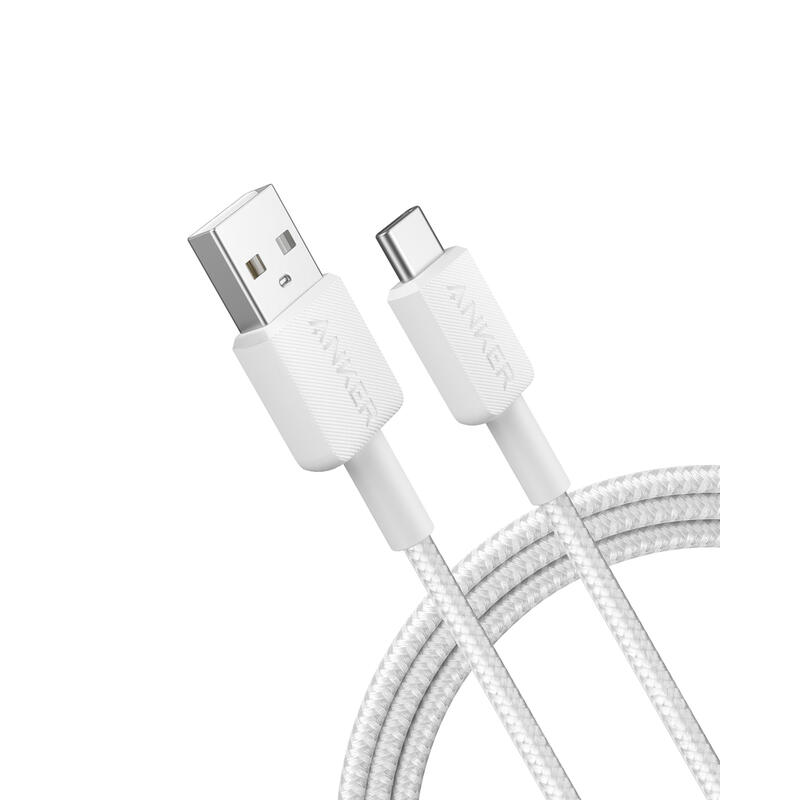 Cable anker 322 usb-a a usb-c 1,8m blanco